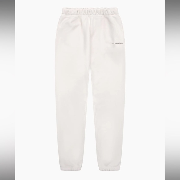 California Incline Classic Logo Made in LA Cream Sweatpant Joggers - S - NEW - Picture 1 of 12